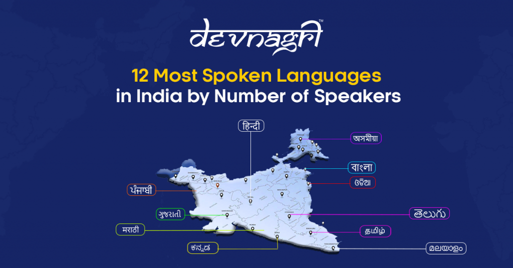 12 Most Spoken Languages in India by Number of Speakers Devnagri
